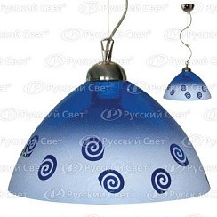 фото Светильник НСБ 72-60 "Вита" М55 синий /трос/шнур проз./корпус металлик (инд. упак.) Элетех 100525116