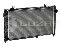 Фото Радиатор охлаждения алюм. ВАЗ-2190-92 с кондиц. Luzar LRc 0192b (два вентилятора)