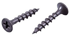 Фото Саморез 3,5х25 м (28) черный 10004 VIPL