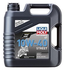 Фото Масло 4Т LIQUI MOLY Motorbike Street 10W40 SN   4л. синт. 1243/7512