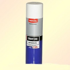 Фото Антигравий БЕЛЫЙ 610 (аэрозоль/спрей мастика) 500 мл NOVOL