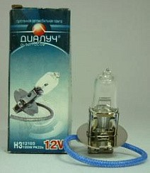 Фото Автолампа H3 12V 100W PK22s Диалуч CLASSIC противотуманная