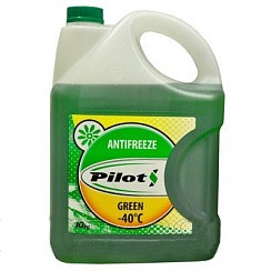 Фото Антифриз зеленый  10кг. PILOTS -40