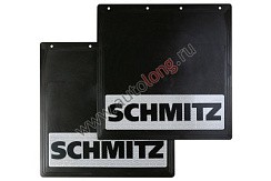 Фото Брызговики задние SCHMITZ 400*400 светоотражающие (черные) (2шт)