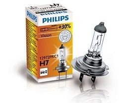 Фото Автолампа H7 12V  55W PX26d + 30% Philips Premium ближний