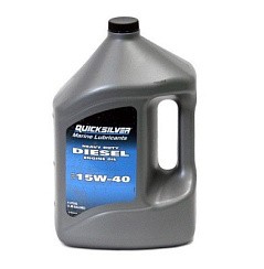 Фото Масло 4Т Quicksilver Heavy Duty Diesel Engine Oil 15W40   4л. диз. мин.