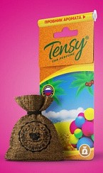 Фото Ароматизатор на зеркало TENSY Tme-09 Bubble gum/Бабл гам (мешочек, с пробником)