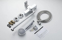 Фото Смеситель д/ванны одноручковый R1723F с L-изливом 35 см, хром Rainsberg