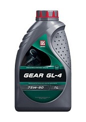 Фото Масло трансмиссионное 75W90 GL-4 Лукойл   1л. п/с Н/П GEAR (3590970)