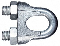 Фото Зажим для стальных канатов оцинкованный 8мм (1) 17808 VIP