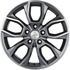 Фото Диск 17 7J*17 5/112/57,1+45 Khomen Wheels KHW1713 (Karoq) Gray-FP