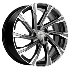 Фото Диск 19 7,5J*19 5/114,3/67,1+50,5 Khomen Wheels KHW1901 (Sportage) Black-FP