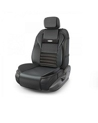 Фото Накидка на сиденья Multi Comfort анатомическая экокожа 3 предмета черный  MLT320G BK