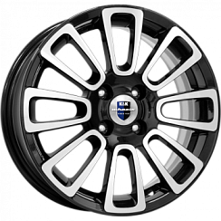 Фото Диск 15 6J*15 4/100/60,1+50 Неман (КС717) Алмаз черный K&K