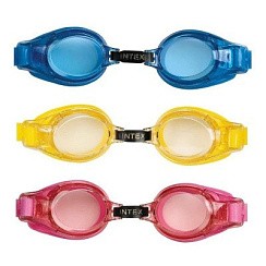 Фото Очки для плавания JUNIOR GOGGLES, от  3 до 10 лет. 55601/12