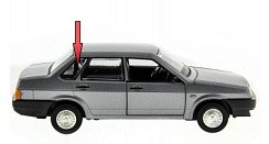 Фото ВАЗ 21099 Стекло боковины правое (завод) 423х387