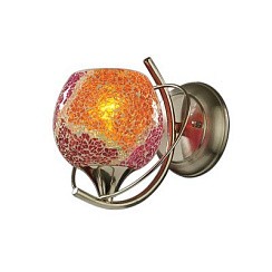 фото Бра TERRO цвет Хром/мозаика E14 60W 220V АКЦИЯ!!!