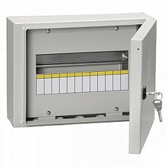 Фото Щит распределительный навесной ЩРн-12з IP31 с замком ИЭК MKM14-N-12-31-Z