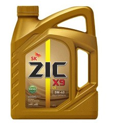 Фото Масло ZIC X9 LS Diesel 5W40  C3 SN/CF   4л. син.