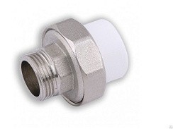 Фото Муфта комбинированная ПП разъемная НР Ду 32*3/4 (№62)