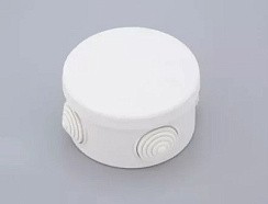 Фото Коробка распределительная ОП 80х50мм IP55 БЕЛАЯ 67025Б