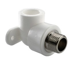 Фото Угольник ПП комбинированный с креплением ВР Ду 20*1/2 (№24)