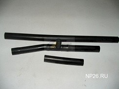 Фото Патрубок печки 2110 тройник в сборе (3шт упак.) РТИАВТО