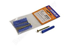 Фото Набор крепления плинтусов 8/30 (дюбель ёжик 22/22) 23012 VIP