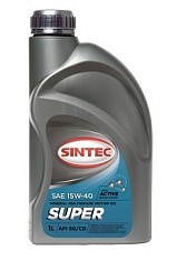 Фото Масло SINTEC Супер 15W40 SG/CD   1л. мин.