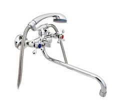 Фото Смеситель для ванны Lemen LD-2709, двухвентильный