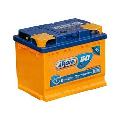 Фото АКБ 60а/ч о/п 540A АКОМ (L=242; b=175; h=190)