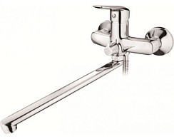 Фото Смеситель для ванны Lemen LB-2501, однорычажный, D40, встроенный переключатель,РАСПРОДАЖА