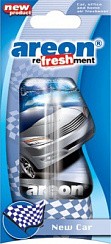 Фото Ароматизатор на зеркало AREON LIQUID классика New Car/Новая Машина (гелевый)