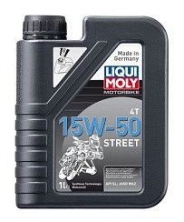 Фото Масло 4Т LIQUI MOLY Motorbike Street 15W50 SL   1л. синт.