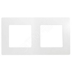 Фото Рамка 2 поста Белая, ETIKA