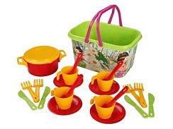 фото Набор игрушечной посуды "Чудо-детки"(столовый) 4 перс. М5762