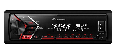 Фото Автомагнитола Pioneer MVH-S100UB USB/MP3/4x50Вт красная подсветка Фото Автомагнитола Pioneer MVH-S100UB USB/MP3/4x50Вт красная подсветка