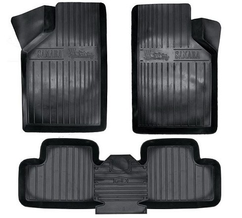 Фото Коврики салона 2108-09 резина