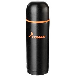 Фото Термос (HS.TM-025) 1000 мл черный (дополн.пласт.чашка) TONAR