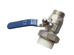 Фото Кран шаровый ПП Ду 32 мм разборный с 1 стороны НР(№33)