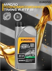 Фото Масло трансмиссионное ATF Dexron-3 EURONOL   1л. Trans А