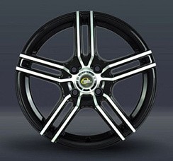 Фото Диск 15 6J*15 4/100/60,1+50 Megami MGM-1 BKF