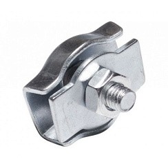 Фото Зажим для стальных канатов одинарный (SIMPLEX) 3мм (1) 12404 VIP