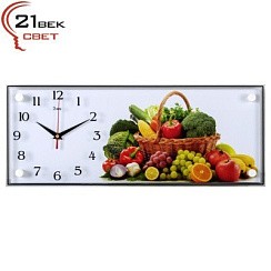 фото Часы настенные "Корзина овощей"
