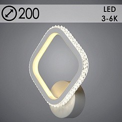 фото .Бра MB77073/1S WH белый 22W LED 3000-6000K h60, OLY22 РАСПРОДАЖА