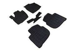 Фото Коврики резиновые Стандарт для Skoda Rapid 2012- н.в/Volkswagen Polo VI 2020- н.в SeiNtex  89410