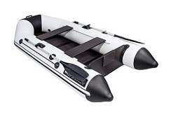 Фото Лодка надувная "АКВА 2800 СкК", светло-серый/графит