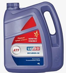 Фото Масло трансмиссионное ATF Dexron-3 LUXE   4л Kinetik Energy част.синт.