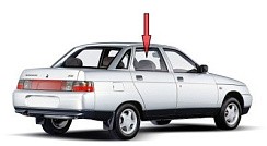 Фото ВАЗ 2110 Стекло задней двери опускное правое