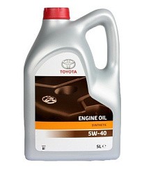 Фото Масло TOYOTA Engine Oil  5W40 A3/B4 SL/CF   5л. синт. (пластик) 0888080375GO